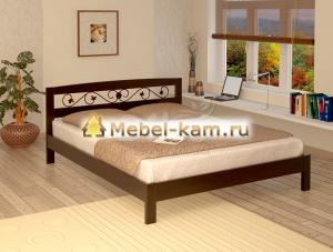 Кровать "Икея" с ковкой